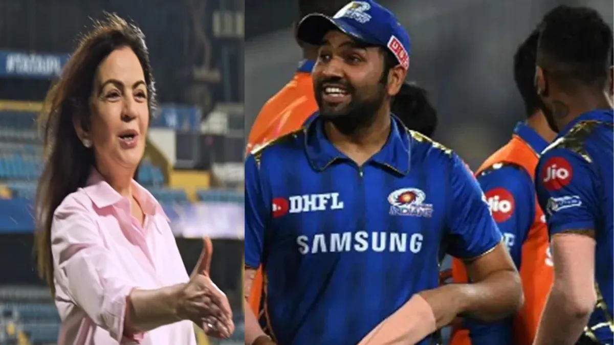 Rohit Sharmas New Look Stuns Nita Ambani