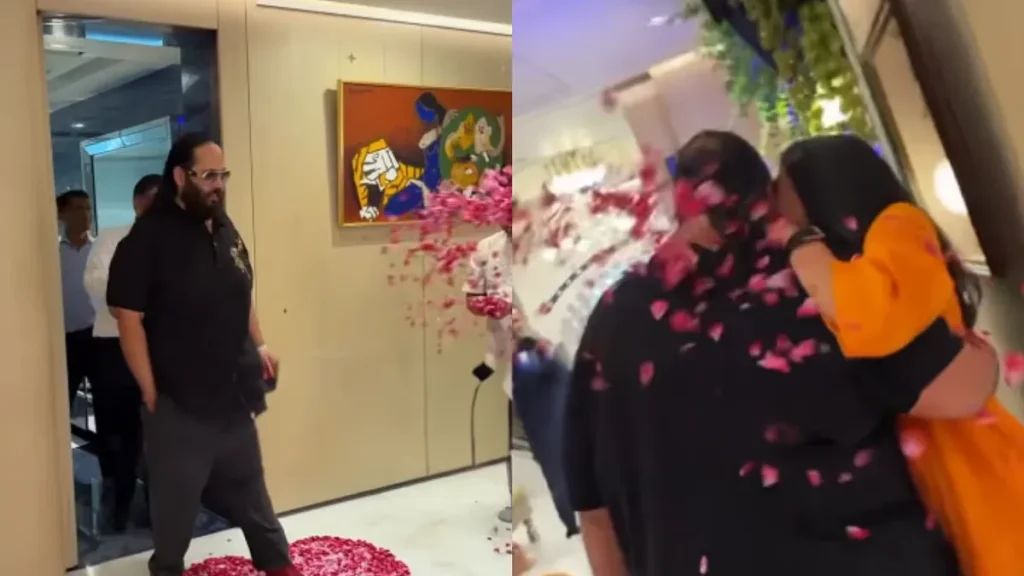 Anant Ambani Radhika Merchant’s Sweet Birthday Kiss