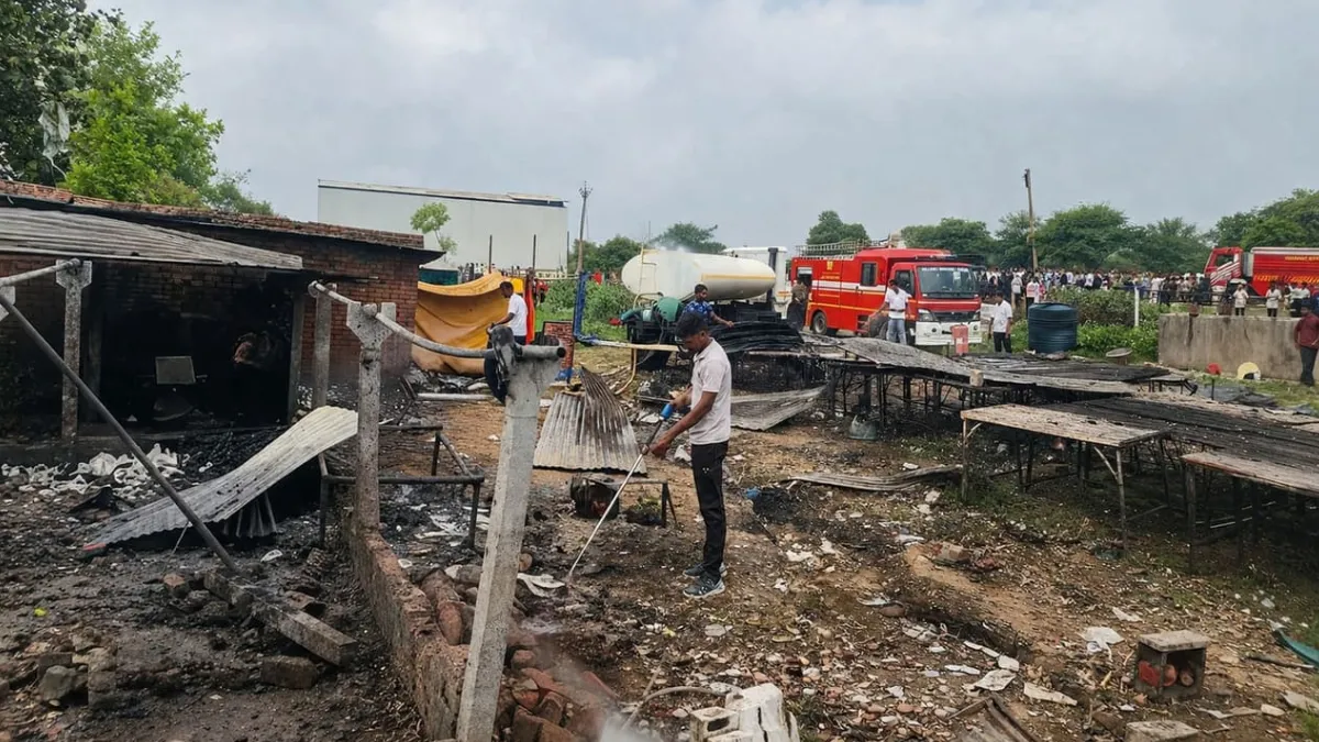 Ahmedabad Crackers Factory Blast