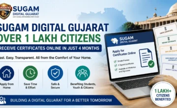 Sugam Digital Gujarat: 1 Lakh+ Citizens Get Certificates Online in 4 Months